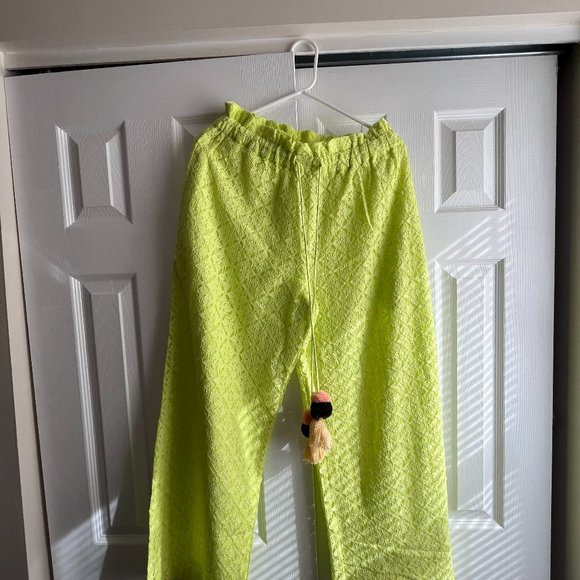 Lace Wide-Leg Pants - Picture 2 of 16